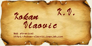 Kokan Vlaović vizit kartica